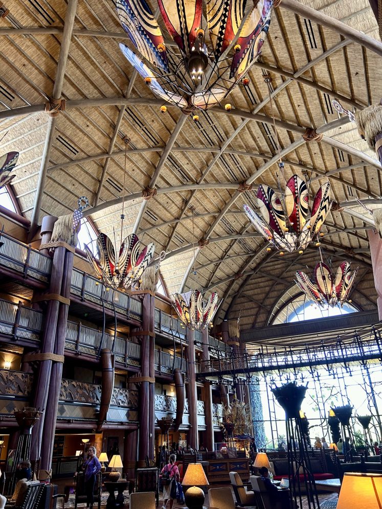 lobby at Disney's Animal Kingdom Lodge